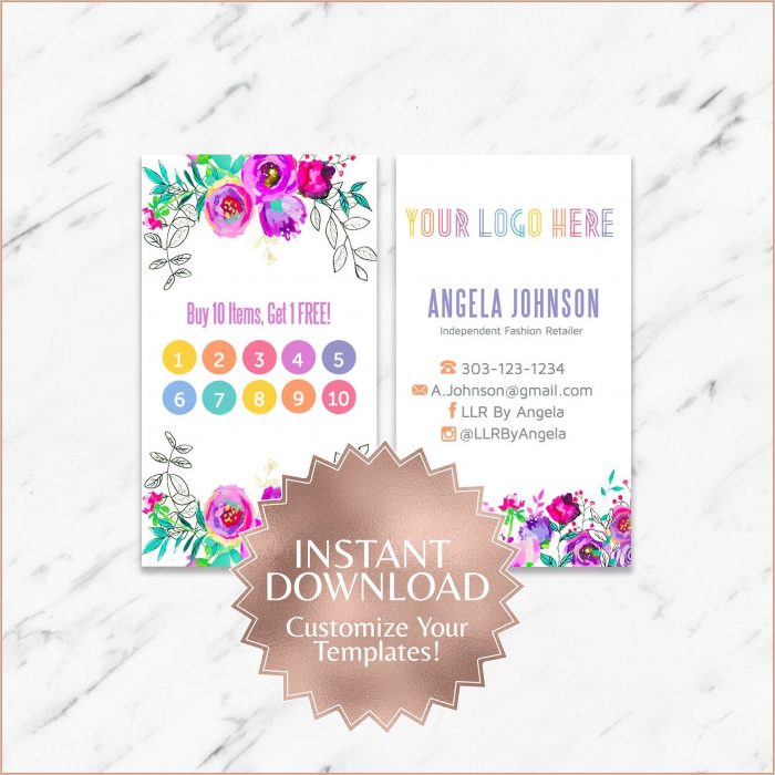 Customizable Loyalty Card Template Free Customizable Loyalty Card Template Free