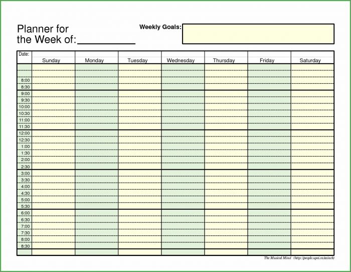 Daily Appointment Calendar Template Printable Daily Appointment Calendar Template Printable