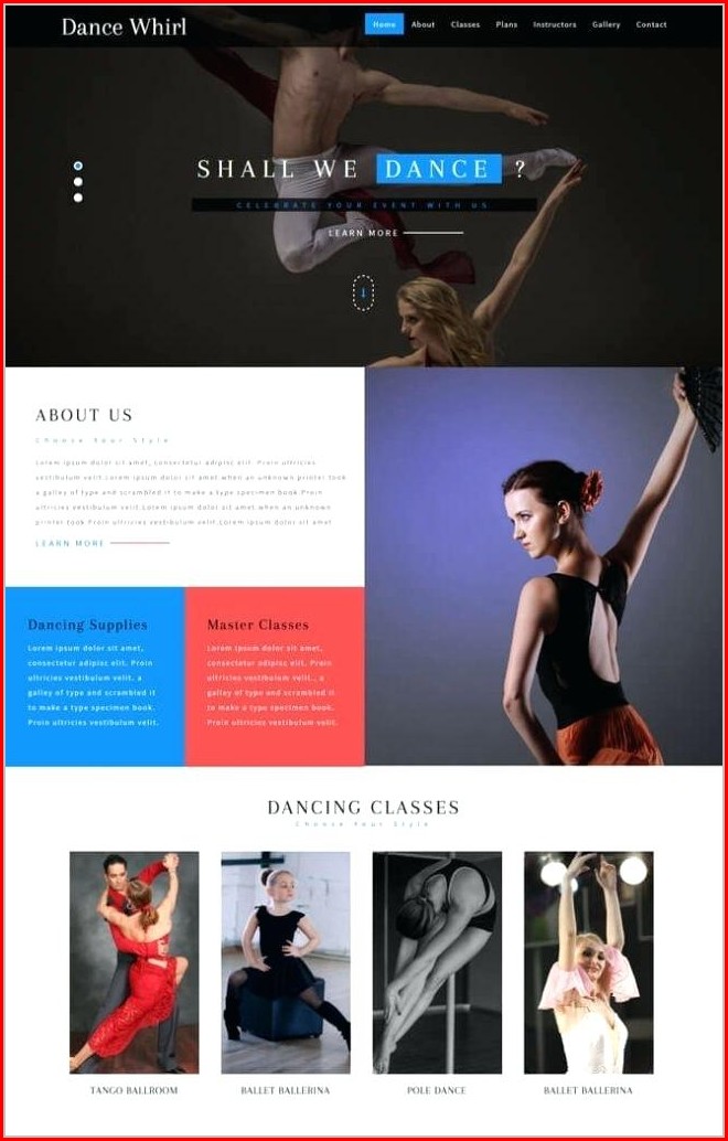 Dance Website Templates Free Download Dance Website Templates Free Download