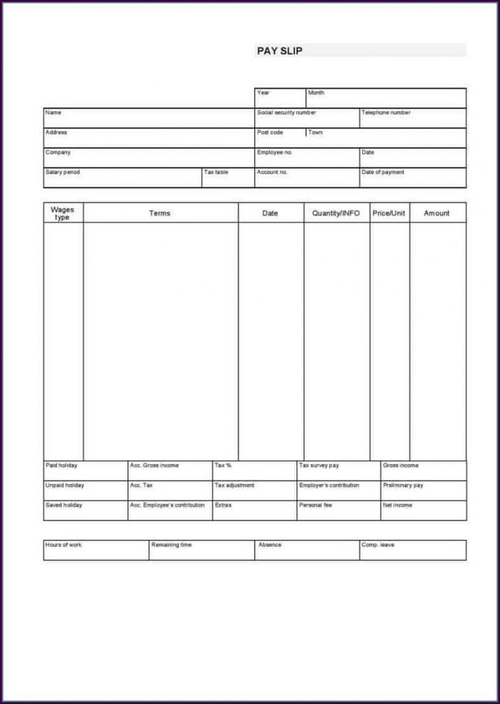 Direct Deposit Check Stub Template Direct Deposit Check Stub Template