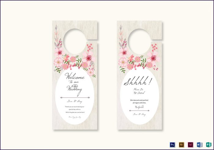 Door Hanger Template Publisher Door Hanger Template Publisher