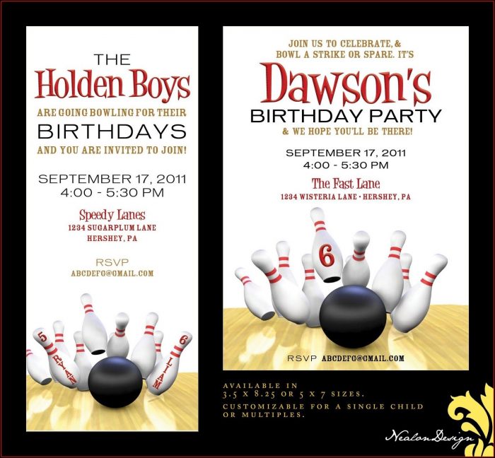 Downloadable Bowling Birthday Party Invitations Free Templates Downloadable Bowling Birthday Party Invitations Free Templates