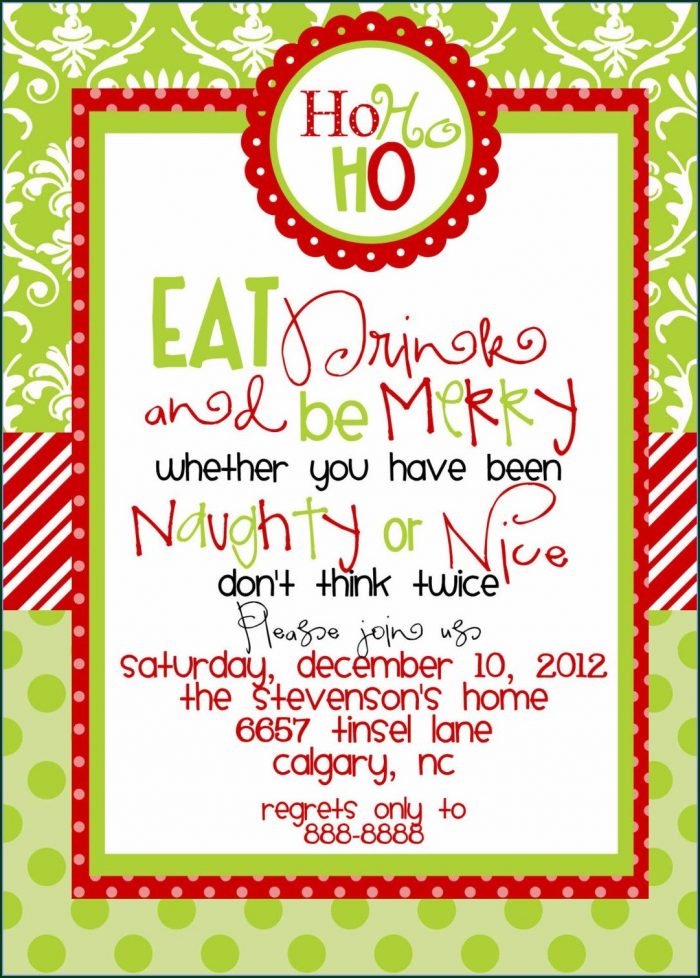 Downloadable Children's Christmas Party Invitation Templates Free Downloadable Children's Christmas Party Invitation Templates Free