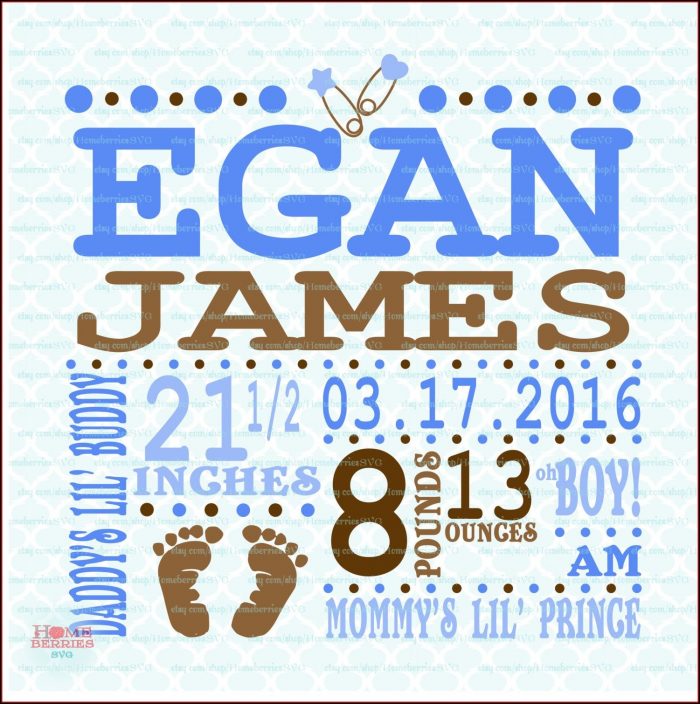 Downloadable Free Birth Announcement Template Svg Downloadable Free Birth Announcement Template Svg
