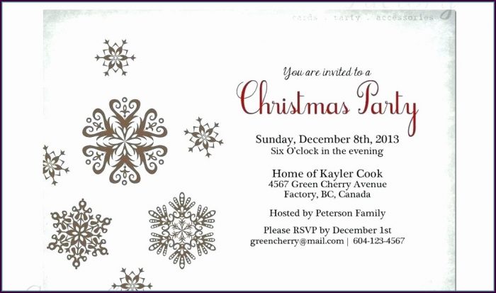 Downloadable Printable Christmas Invitation Templates Downloadable Printable Christmas Invitation Templates