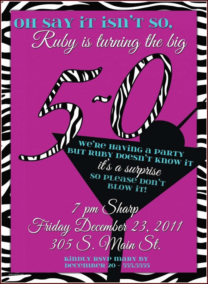 Downloadable Surprise Birthday Invitation Templates Downloadable Surprise Birthday Invitation Templates