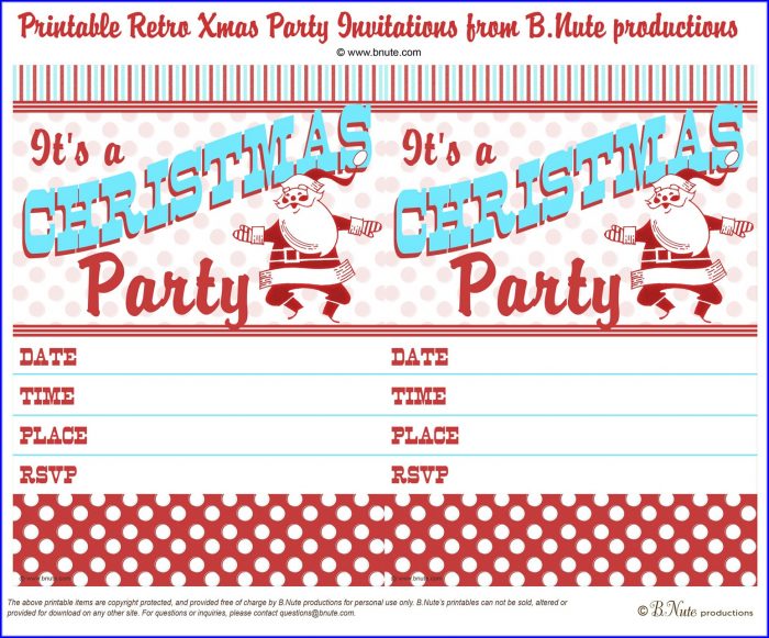 Downloadable Winter Party Invitation Template Free Downloadable Winter Party Invitation Template Free