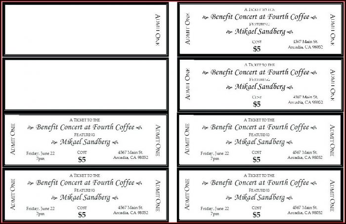 Editable Bbq Ticket Template Free Editable Bbq Ticket Template Free