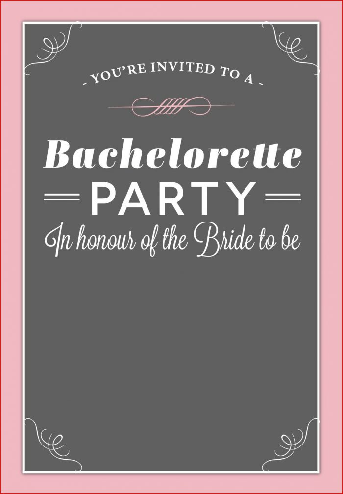 Editable Free Printable Bachelorette Party Invitations Templates Editable Free Printable Bachelorette Party Invitations Templates