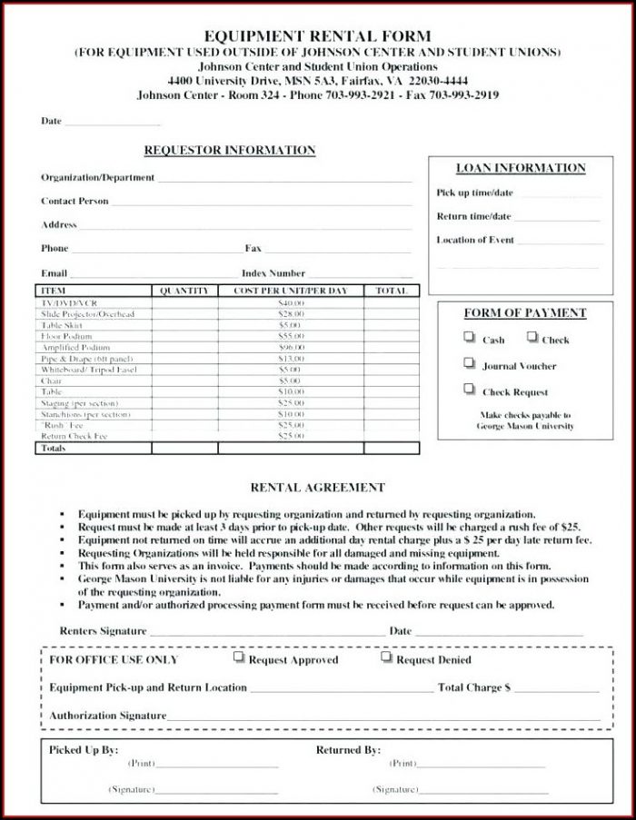 Equipment Rental Contract Template Uk Equipment Rental Contract Template Uk