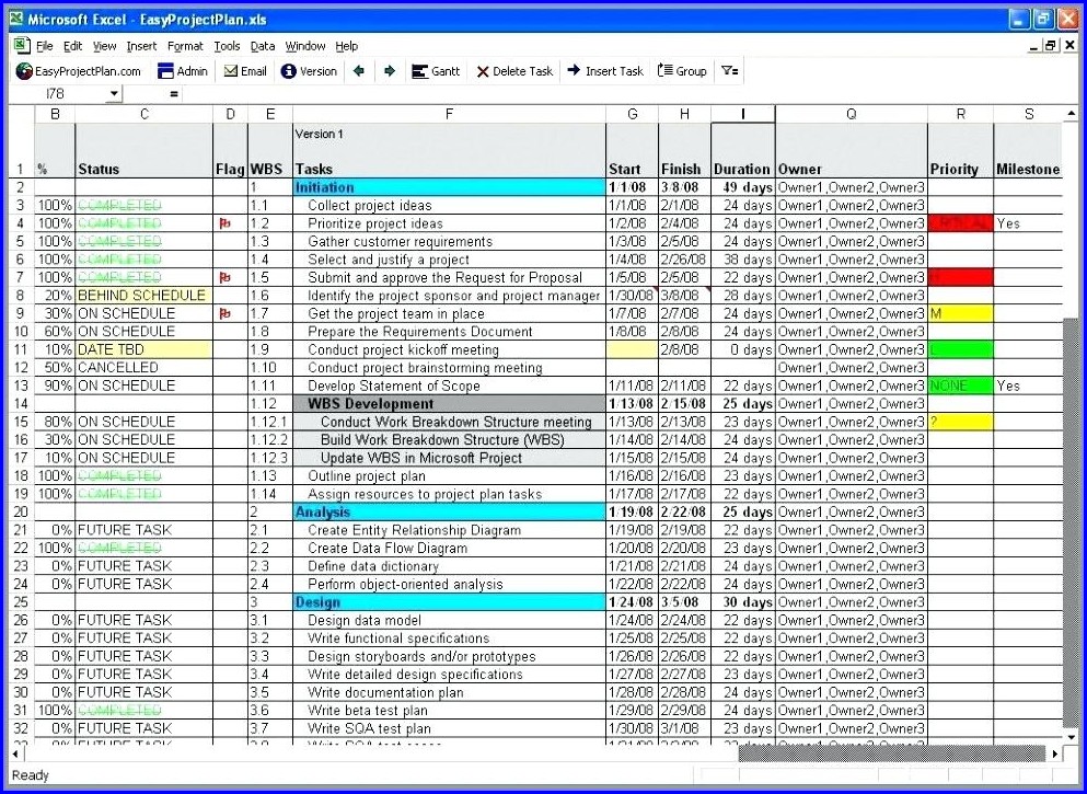 Erp Implementation Project Plan Template Excel Templates2 Resume