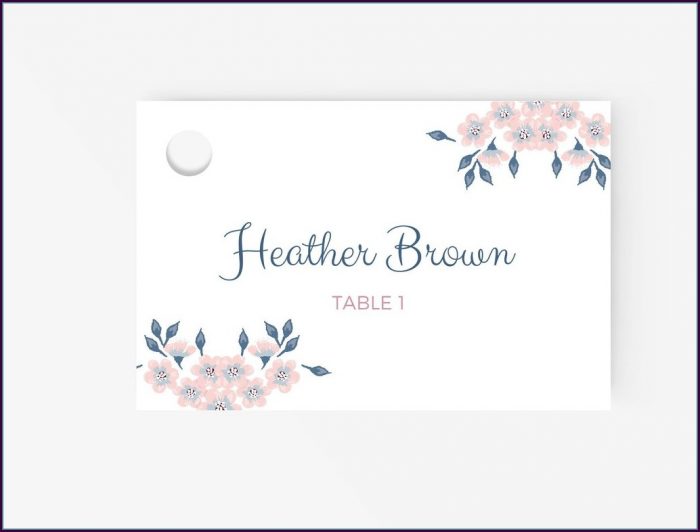 Escort Card Template Free Escort Card Template Free