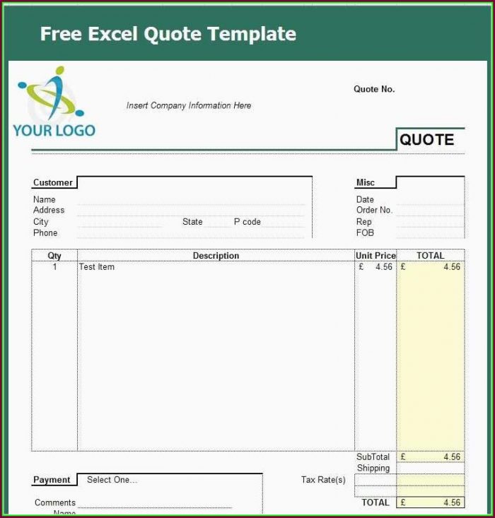 Excel Blank Work Order Template Excel Blank Work Order Template