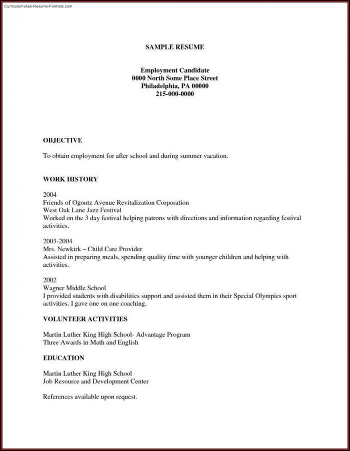 Fill In The Blank Resume Templates For Microsoft Word Fill In The Blank Resume Templates For Microsoft Word