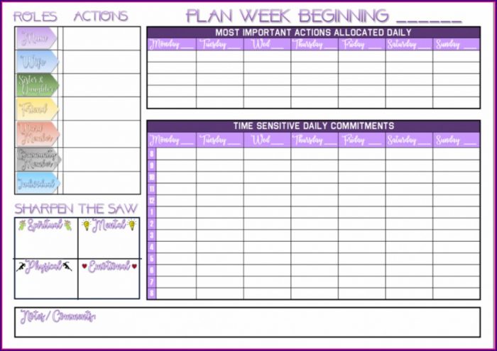 Franklin Planner Template Pdf Franklin Planner Template Pdf