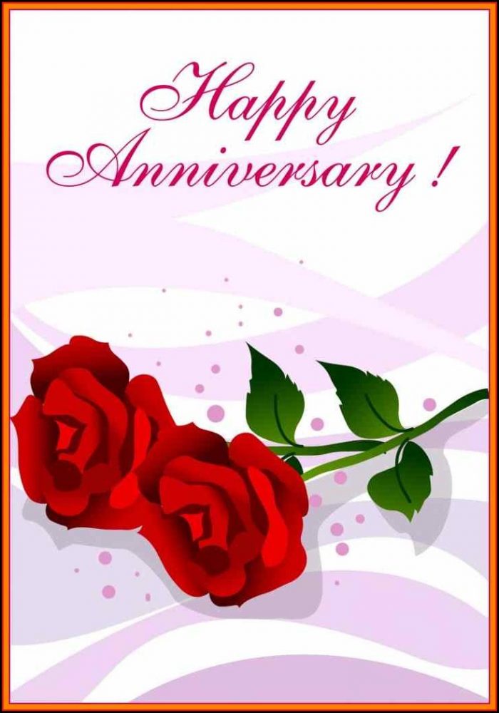 Free Anniversary Card Templates Free Anniversary Card Templates