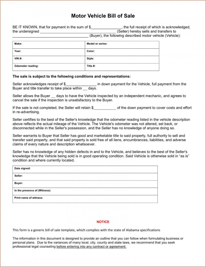 Free Boat Bill Of Sale Template Download Free Boat Bill Of Sale Template Download