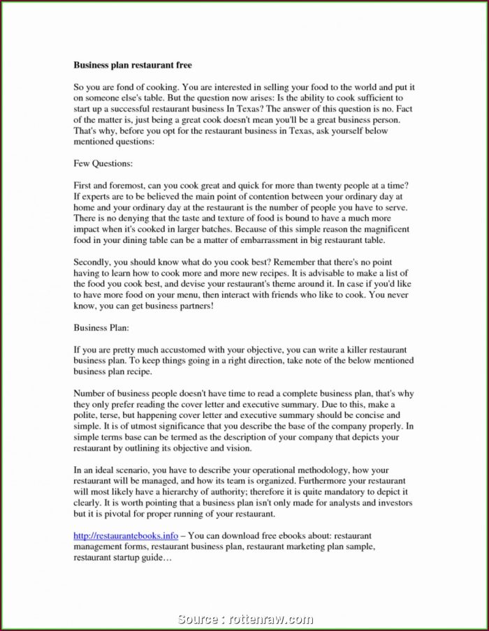 Free Catering Business Plan Template Free Catering Business Plan Template