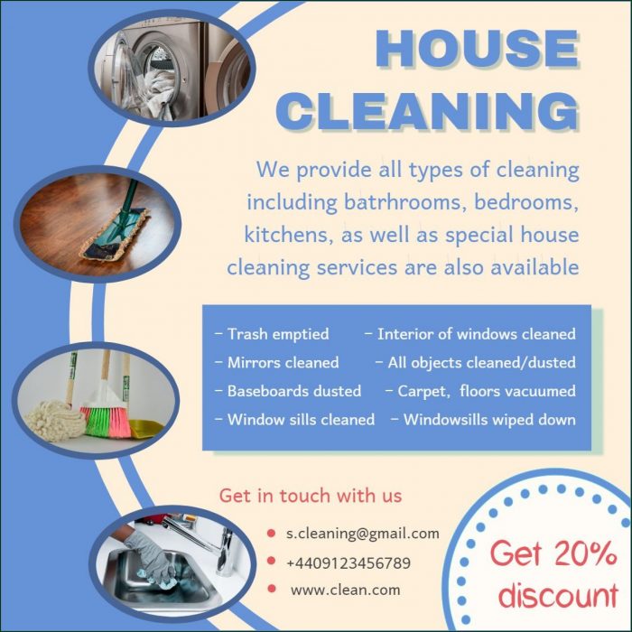 Free Cleaning Flyer Templates Free Cleaning Flyer Templates