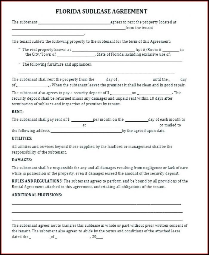 Free Commercial Sublease Agreement Template Word Free Commercial Sublease Agreement Template Word
