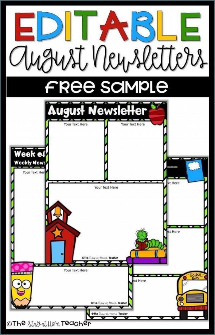 Free Editable Daycare Newsletter Templates For Word Free Editable Daycare Newsletter Templates For Word