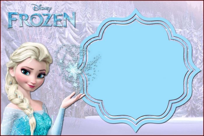 Free Frozen Birthday Invitation Card Template Free Frozen Birthday Invitation Card Template