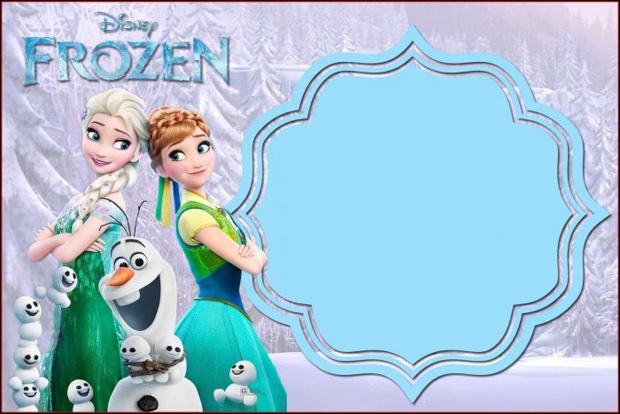 Free Frozen Invitation Template Free Frozen Invitation Template