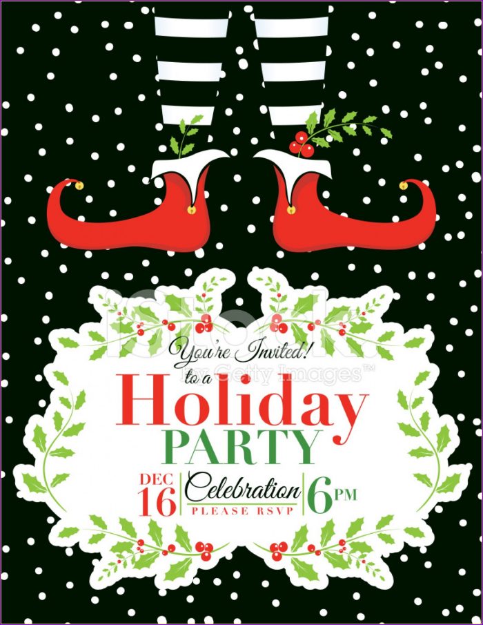 Free Holiday Party Announcement Templates Free Holiday Party Announcement Templates