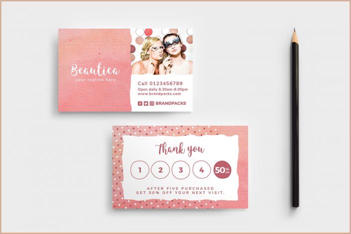 Free Loyalty Card Template Free Loyalty Card Template