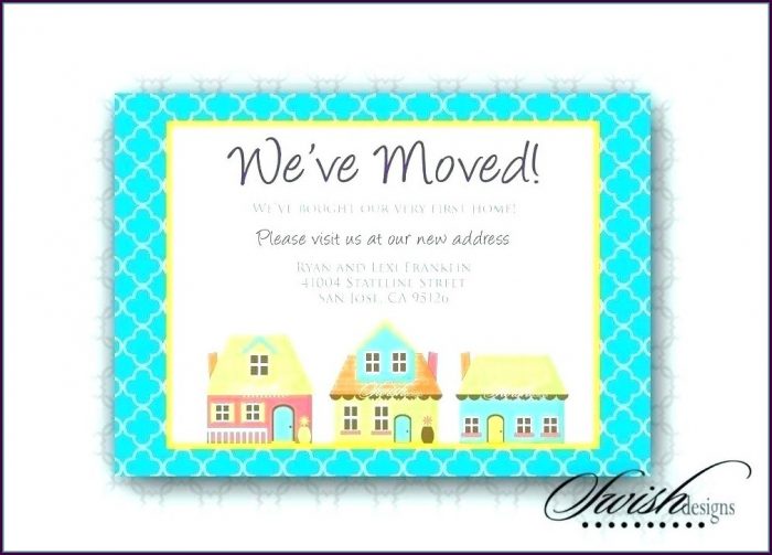 Free Moving Announcement Template Word Free Moving Announcement Template Word