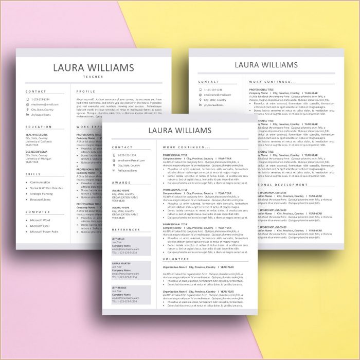 Free Ms Word Resume Templates Download Free Ms Word Resume Templates Download