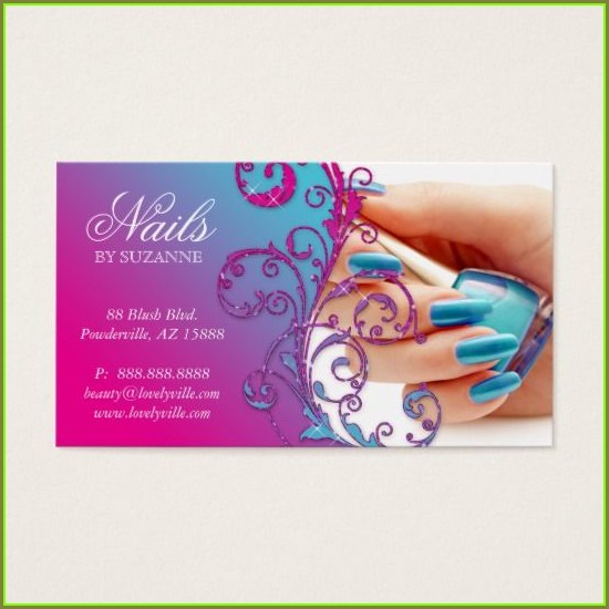 Free Nail Technician Business Card Templates Free Nail Technician Business Card Templates
