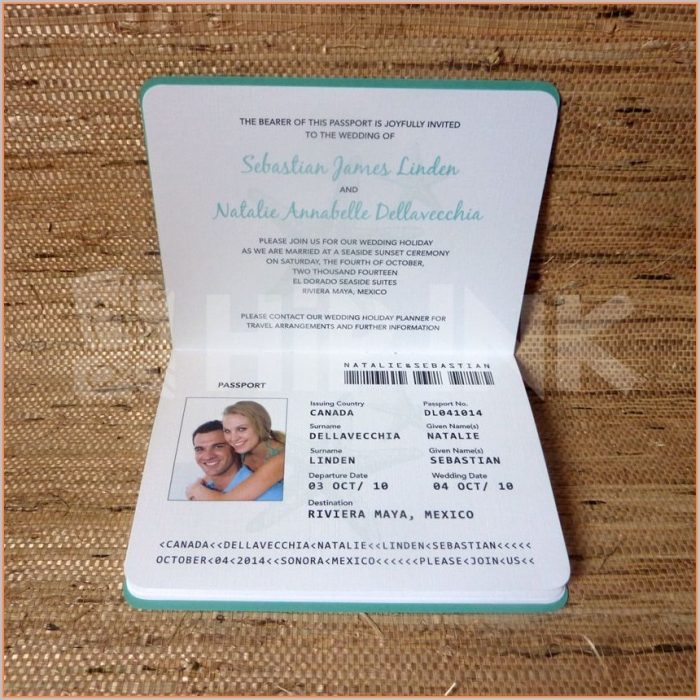 Free Passport Invitation Template Free Passport Invitation Template