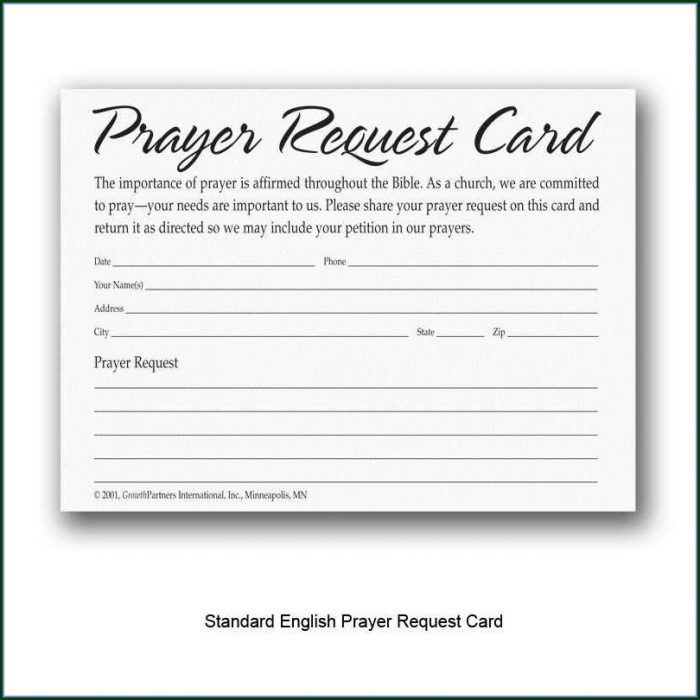 Free Prayer Request Form Template Free Prayer Request Form Template