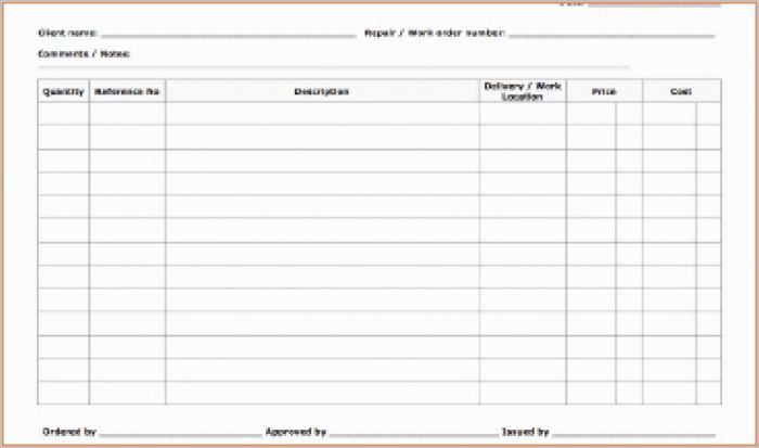 Free Printable Business Forms And Templates Free Printable Business Forms And Templates