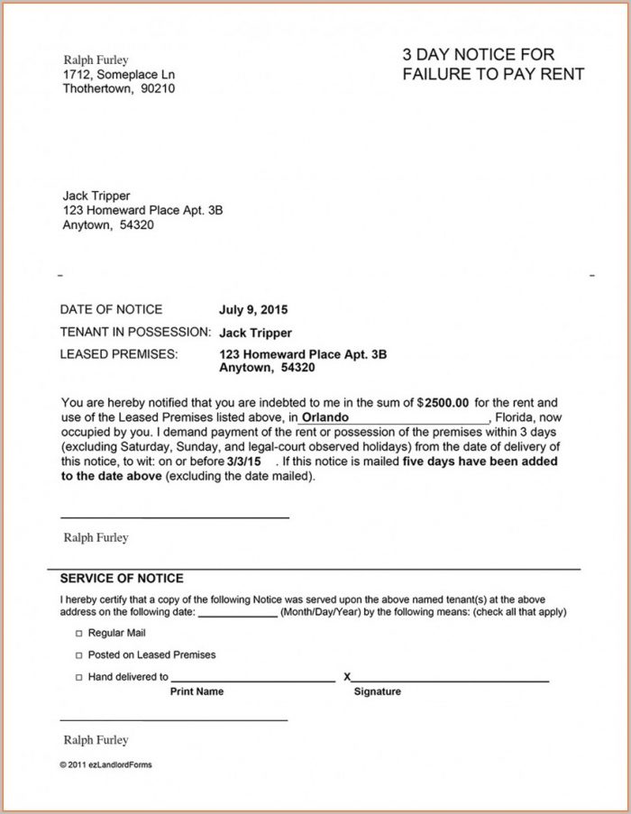 Free Printable Eviction Notice Template Florida Free Printable Eviction Notice Template Florida