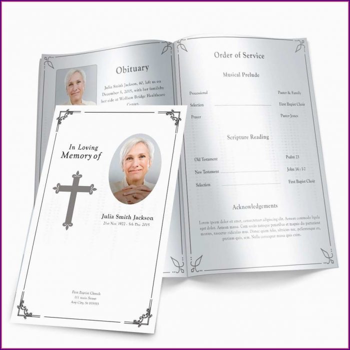 Free Printable Funeral Booklet Template Free Free Printable Funeral Booklet Template Free