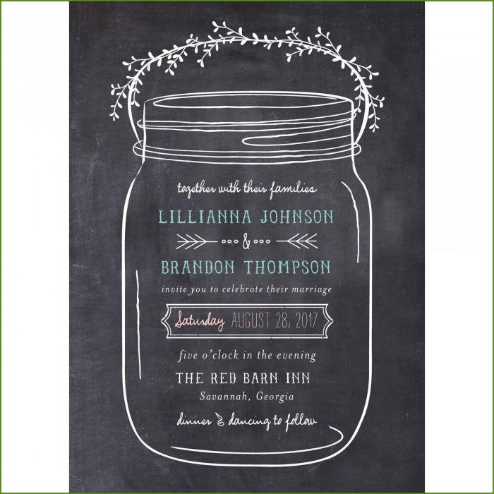 Free Printable Mason Jar Invitation Template Free Printable Mason Jar Invitation Template