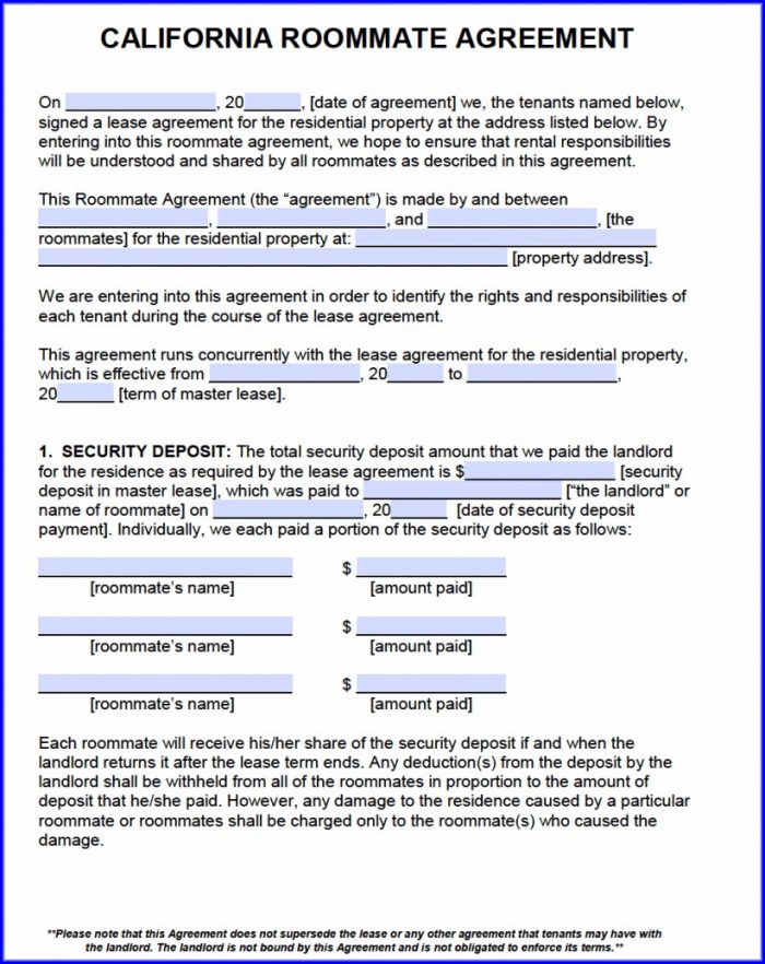 Free Printable Pdf Template Lease Agreement Free Printable Pdf Template Lease Agreement