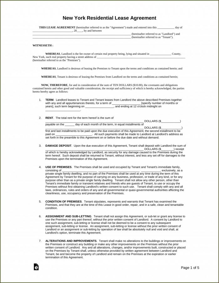 Free Printable Rental Agreements Templates Free Printable Rental Agreements Templates