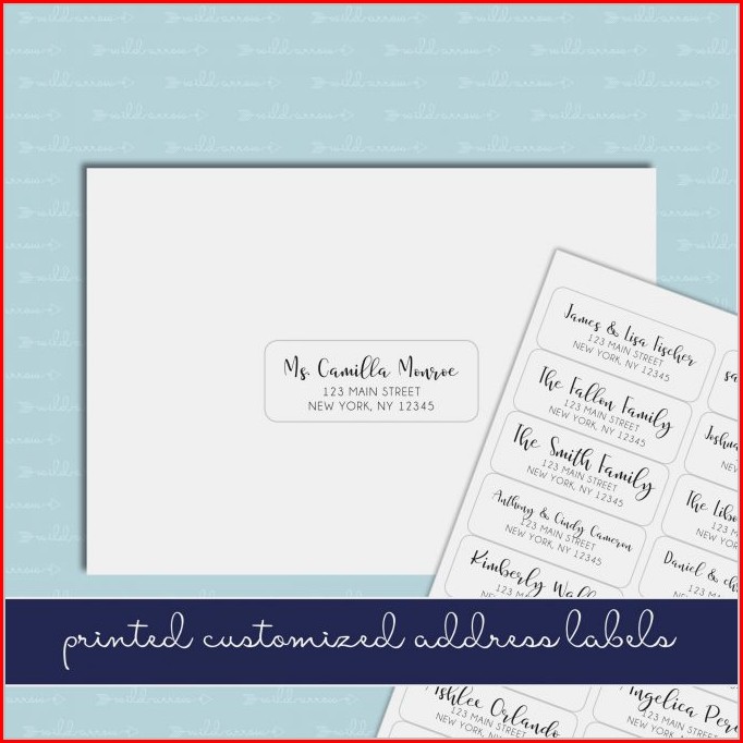 Free Wedding Guest Address Labels Template Free Wedding Guest Address Labels Template