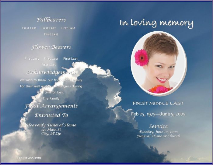 Funeral Memorial Templates Free Download Funeral Memorial Templates Free Download