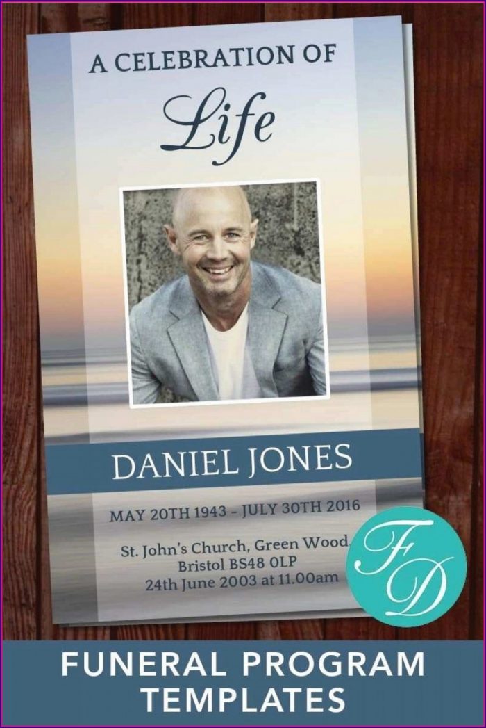 Funeral Program Obituary Template Pdf Funeral Program Obituary Template Pdf