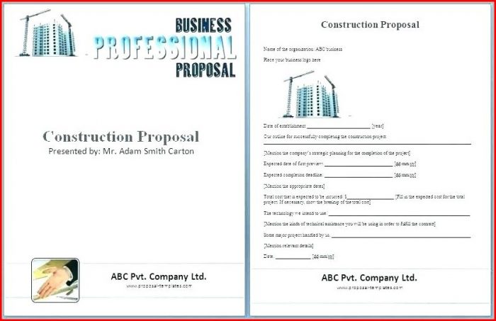 General Contractor Bid Sheet Template General Contractor Bid Sheet Template