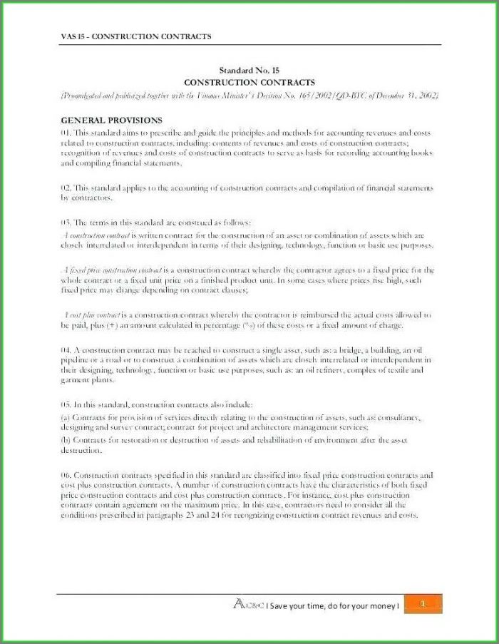 General Contractor Residential Construction Contract Template General Contractor Residential Construction Contract Template