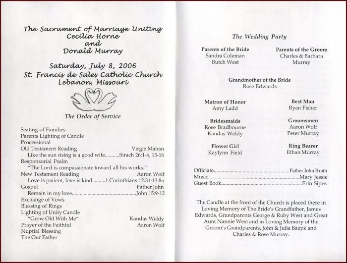 Greek Orthodox Wedding Ceremony Program Template Greek Orthodox Wedding Ceremony Program Template