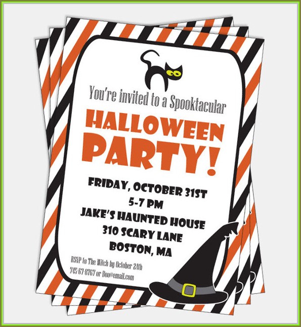Halloween Party Invitation Template Printable Halloween Party Invitation Template Printable