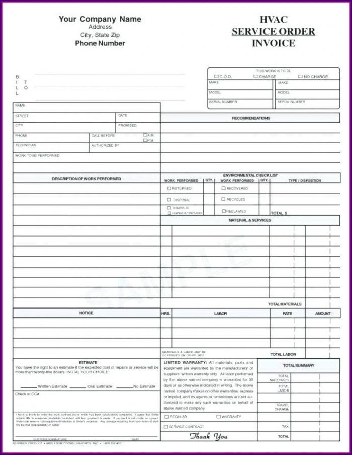 Hvac Quote Template Excel Hvac Quote Template Excel