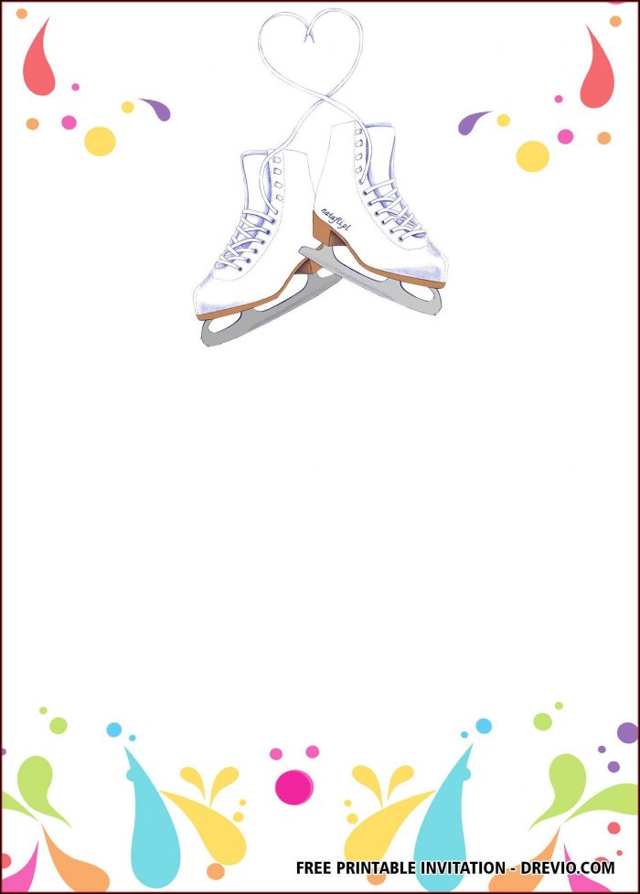 Ice Skating Invitations Templates Ice Skating Invitations Templates