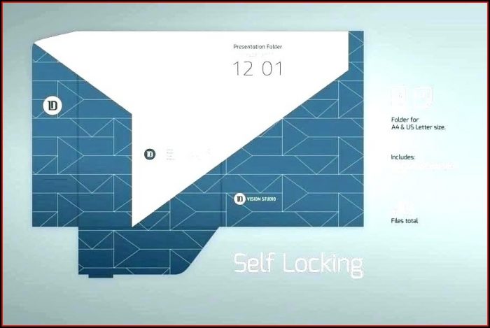 Indesign A4 Presentation Folder Template Indesign A4 Presentation Folder Template